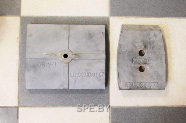 Лопатка LB1000JB.02-05, Изнашивающийся лист LB1000JB.01-07 Лопатка LB1000JB.02-05, Изнашивающийся лист LB1000JB.01-07