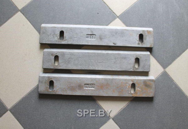 Ножи затвора Amomatic L=520, 480, 520