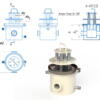 Сепаратор МСС-Тп-С Clamp (Din DN 50 с РО) 4х25 - чертеж