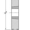 Шкив поликлиновоой Тип 4 - чертеж