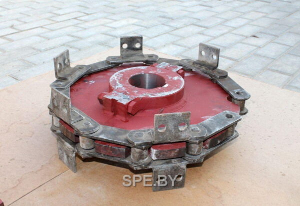 Звездочка и цепь элеватора Amomatic в сборе Звездочка и цепь элеватора Amomatic в сборе